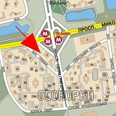 Apartment In 2 Min From Poznyaky Metro Station 키예프 외부 사진